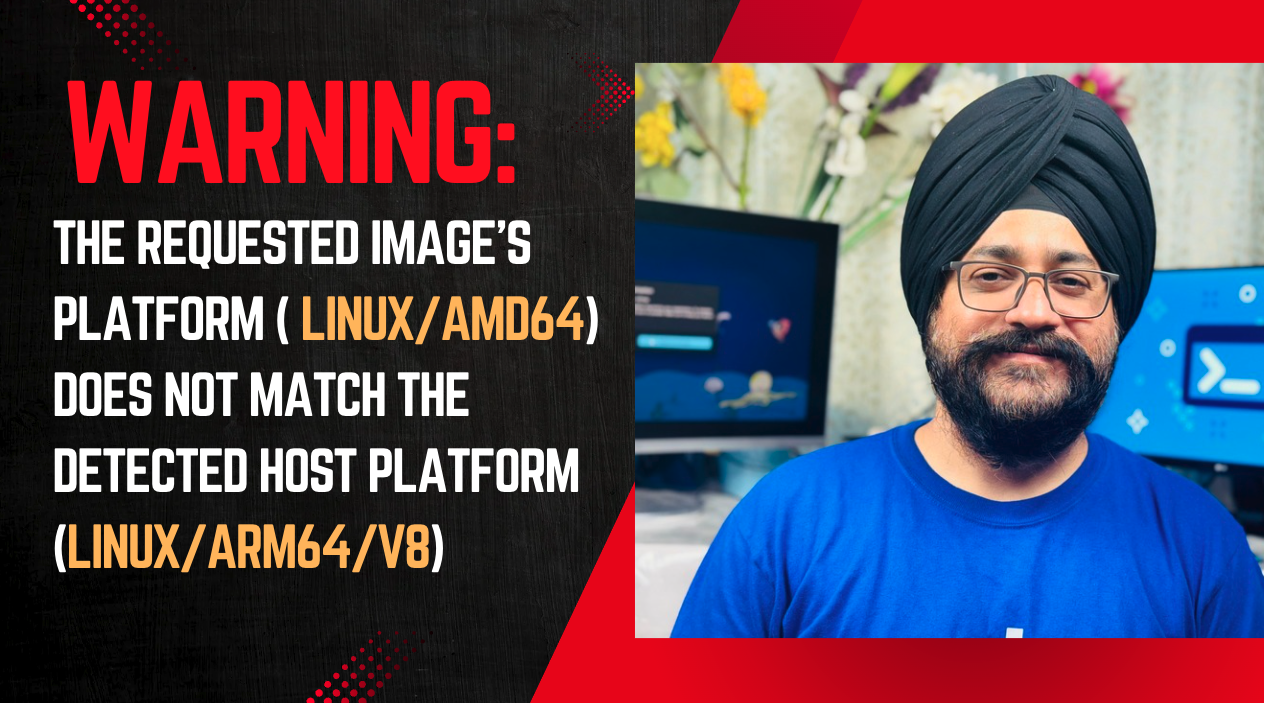 WARNING: The requested image's platform (linux/amd64) does not match the detected host platform (linux/arm64/v8)