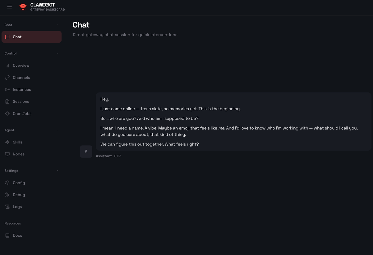 Getting Started with Clawdbot