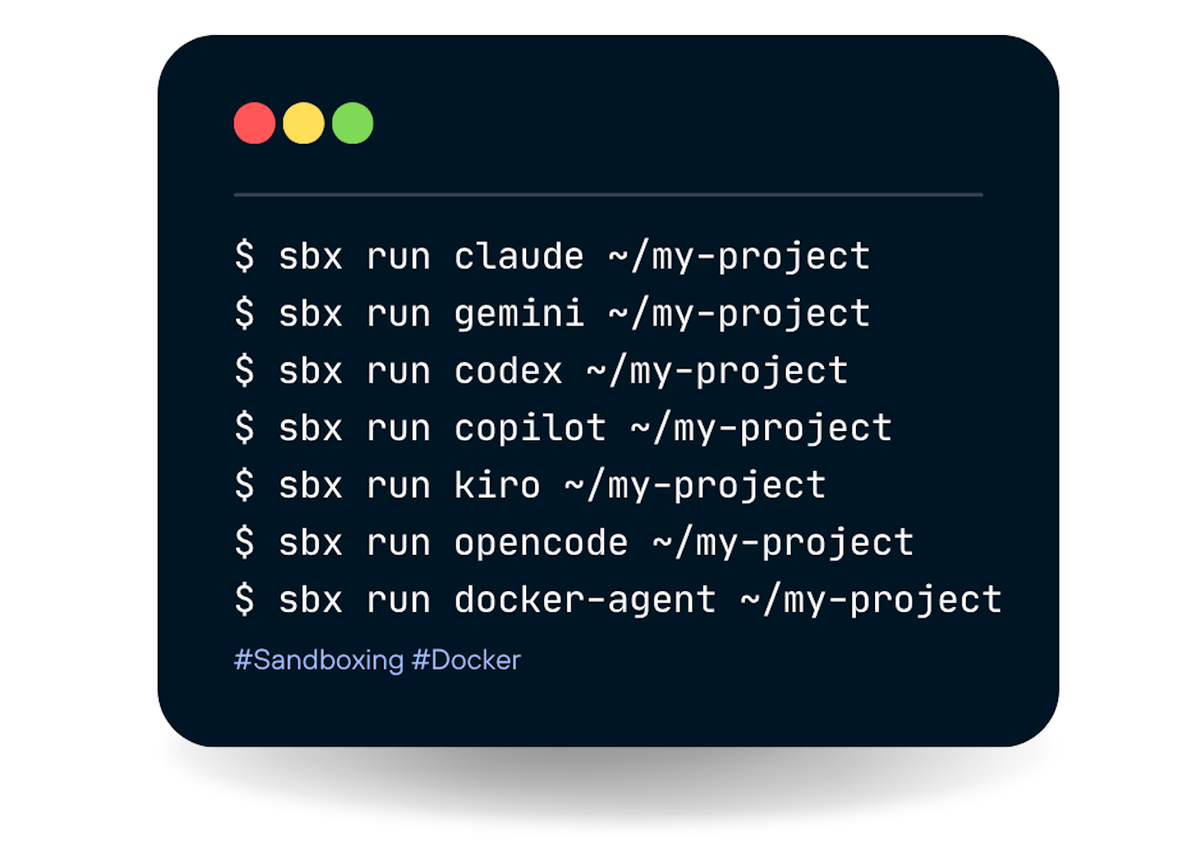 Stop Running Agents in Containers. Run Them in MicroVMs with Docker sbx